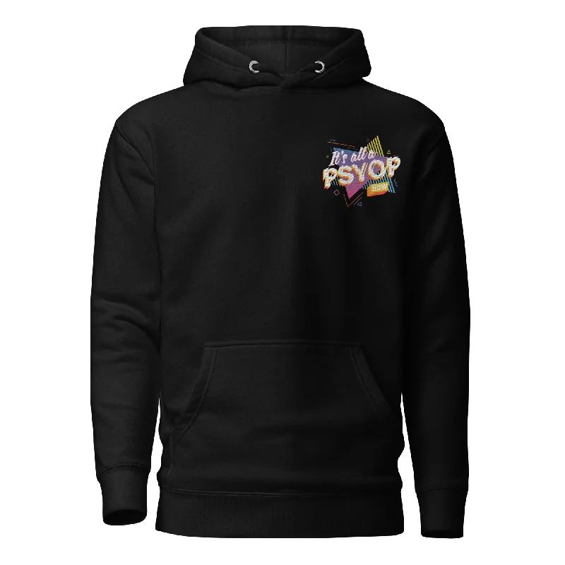 It's all a PSYOP Full Color Embroidered Hoodie Hoodie with Ribbed Hem Stretchable Secure It's all a PSYOP Full Color Embroidered Hoodie Hoodie with Ribbed Hem Stretchable Secure