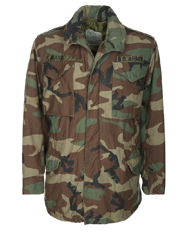 1984 Vintage US Army Woodland Camouflage M65 Field Jacket w/ Matching Liner - Med Ribbed Jacket Pleated Jacket Ruffled Jacket 1984 Vintage US Army Woodland Camouflage M65 Field Jacket w/ Matching Liner - Med Ribbed Jacket Pleated Jacket Ruffled Jacket