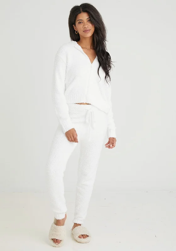 Bella Dahl - Sweater Jogger Pants in Winter White Turtle Neck Boat Neck Asymmetrical Neck Bella Dahl - Sweater Jogger Pants in Winter White Turtle Neck Boat Neck Asymmetrical Neck