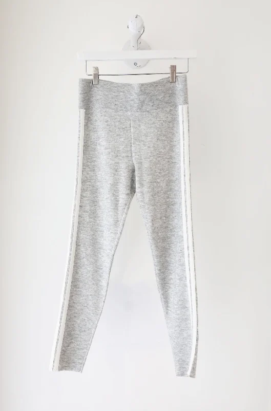 Sundays - Canteen Sweater Track Pant in Silver/Cream Graphic Sweater Embroidered Appliqued Sundays - Canteen Sweater Track Pant in Silver/Cream Graphic Sweater Embroidered Appliqued
