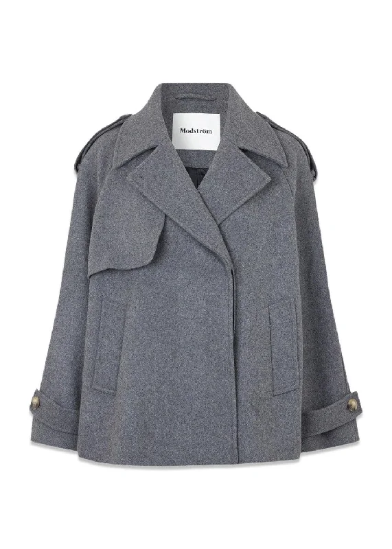 EsmundMD jacket - Dark Grey Melange V-Neck Jacket Boat Neck Jacket Square Neck Jacket EsmundMD jacket - Dark Grey Melange V-Neck Jacket Boat Neck Jacket Square Neck Jacket