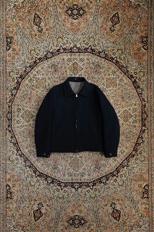 Taiga Takahashi COSSACK JACKET (NAVY) Corduroy Jacket Velvet Jacket Brocade Jacket