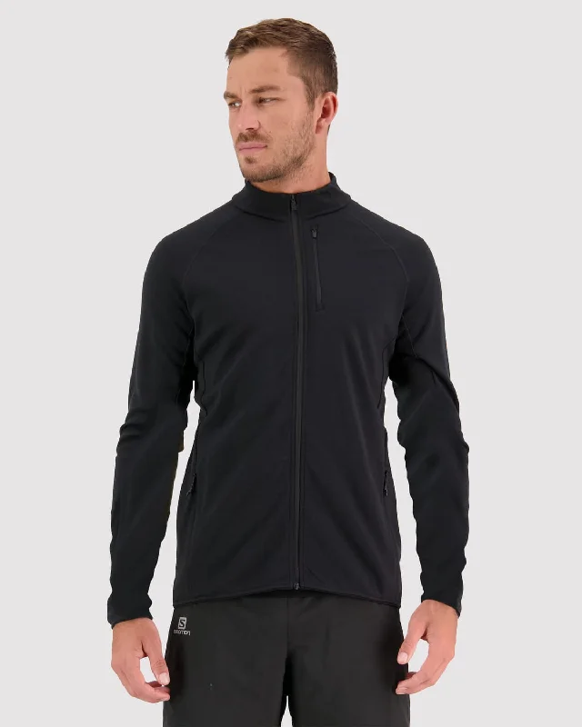 Approach Merino Gridlock Jacket - Black Tiered Jacket Buttoned Jacket Zippered Jacket Approach Merino Gridlock Jacket - Black Tiered Jacket Buttoned Jacket Zippered Jacket