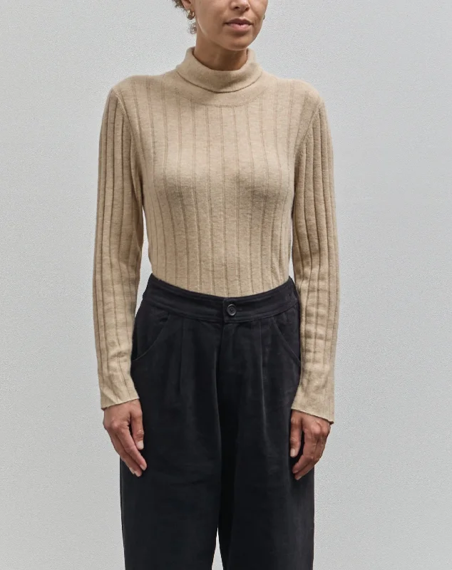 7115 Yak Ribbed Roll-Neck Sweater, Desert Sand Spandex Blend Rayon Blend Denim Blend 7115 Yak Ribbed Roll-Neck Sweater, Desert Sand Spandex Blend Rayon Blend Denim Blend