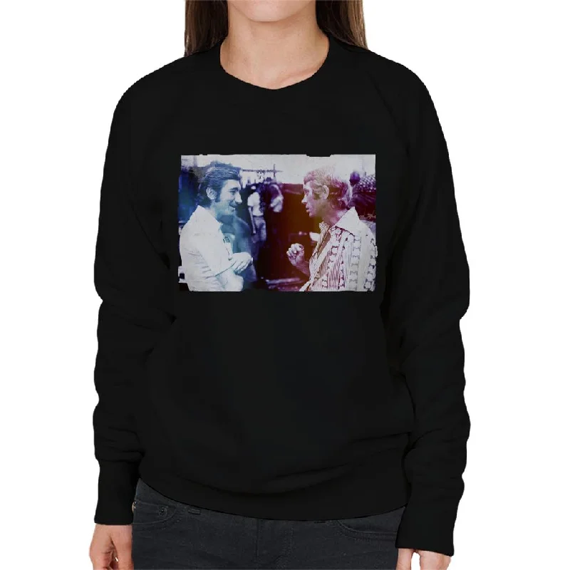 Motorsport Images Steve McQueen Talking To Jo Siffert Women's Sweatshirt Hoodie with Logo Branding Identity Motorsport Images Steve McQueen Talking To Jo Siffert Women's Sweatshirt Hoodie with Logo Branding Identity