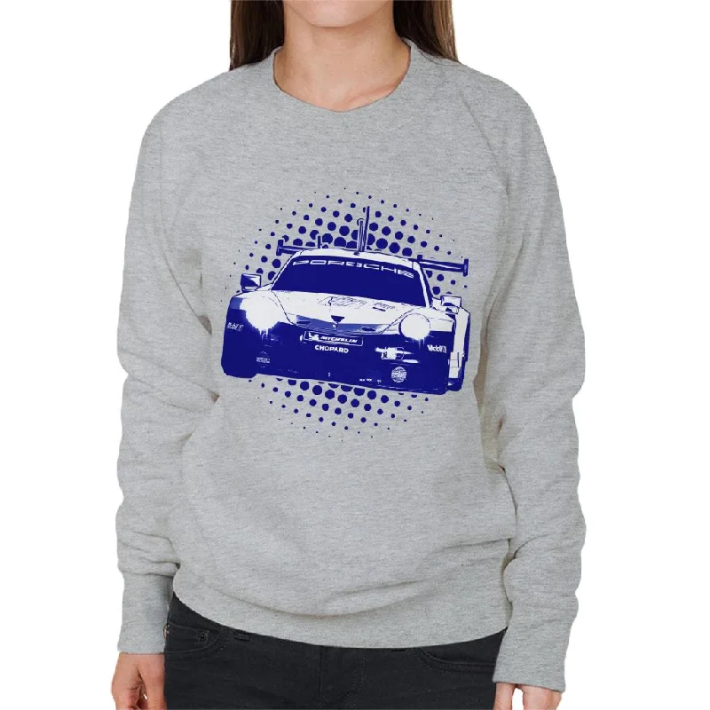 Motorsport Images Porsche 911 RSR Richard Lietz Women's Sweatshirt Hoodie with Puffed Sleeves Voluminous Trendy Motorsport Images Porsche 911 RSR Richard Lietz Women's Sweatshirt Hoodie with Puffed Sleeves Voluminous Trendy
