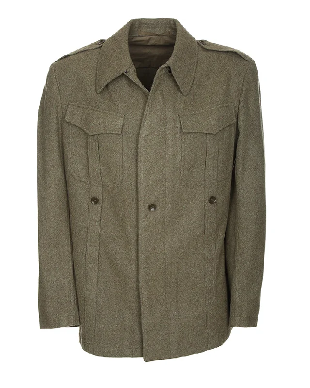 1960's Vintage West German Army Wool Field Jacket Tunic - Med Snapped Jacket Toggled Jacket Drawstring Jacket 1960's Vintage West German Army Wool Field Jacket Tunic - Med Snapped Jacket Toggled Jacket Drawstring Jacket