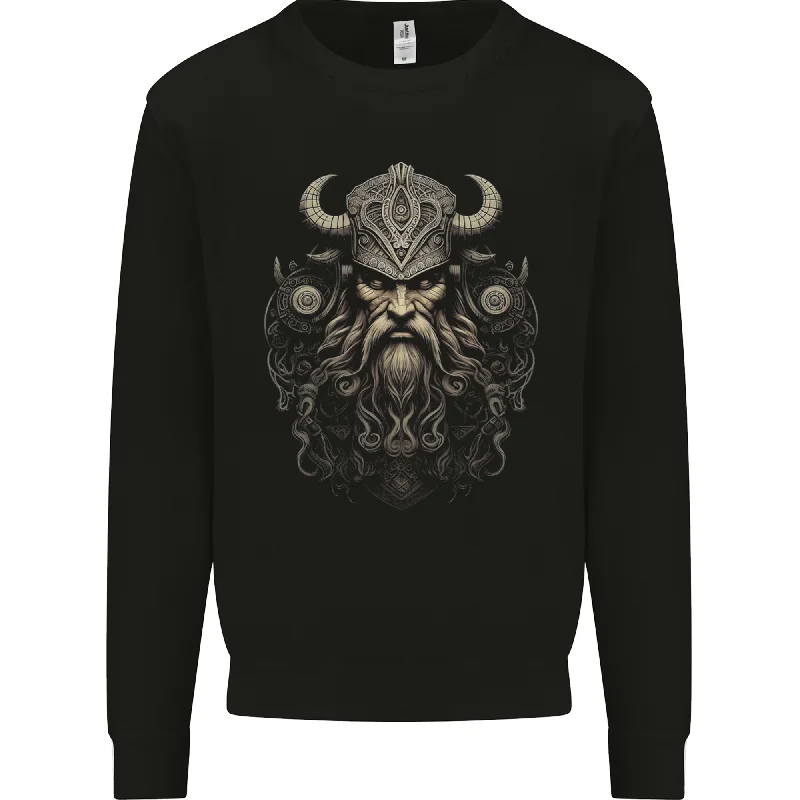 A Viking Warrior Chief Mens Sweatshirt Jumper Hoodie with Sequins Glamorous Eye-catching A Viking Warrior Chief Mens Sweatshirt Jumper Hoodie with Sequins Glamorous Eye-catching