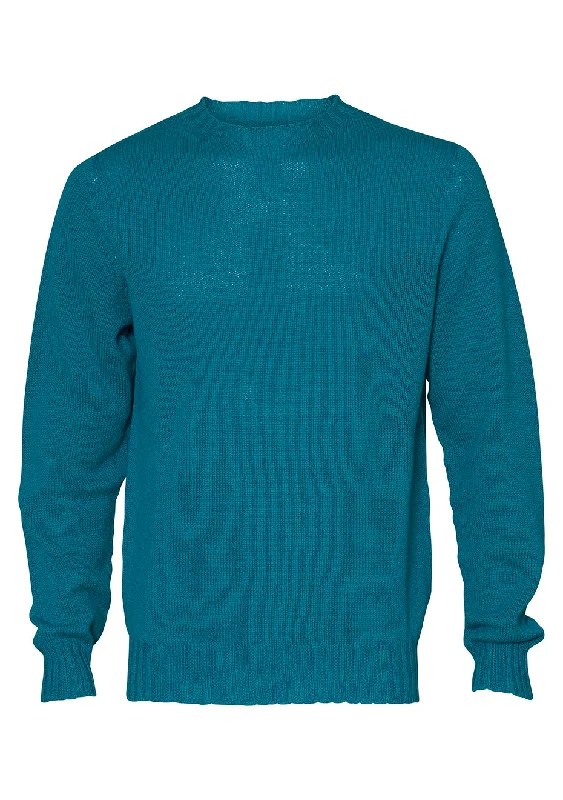 Turquoise Cashmere Sweater Fleece Fabric Down Fabric Feather Fabric