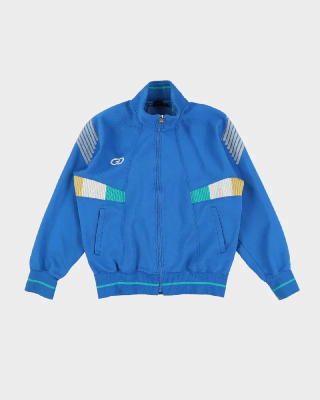 Vintage 80s Gona By Asics Blue Track Jacket - M Mesh Jacket Canvas Jacket Denim Jacket Vintage 80s Gona By Asics Blue Track Jacket - M Mesh Jacket Canvas Jacket Denim Jacket