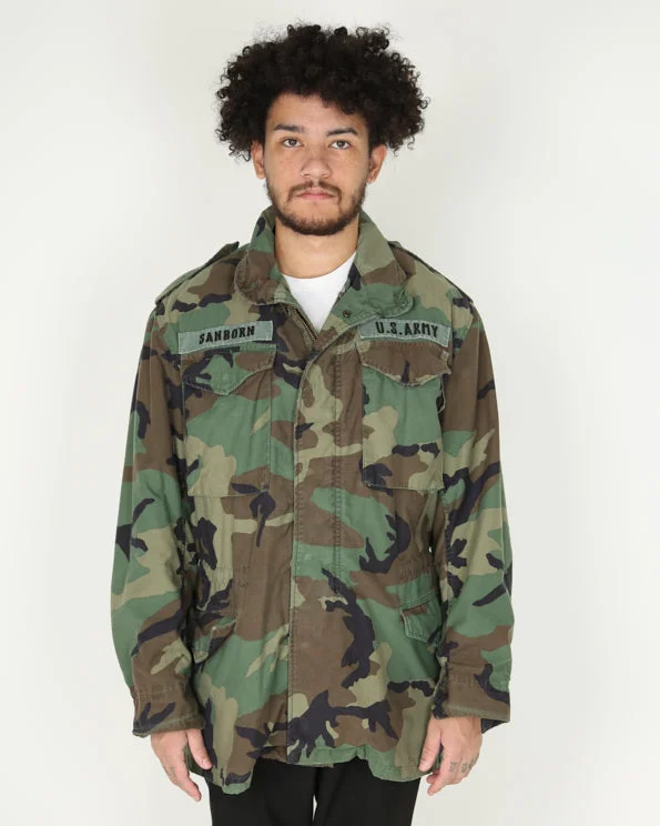 1990s vintage us army m81 woodland m65 jacket - small Belted Jacket Elasticated Jacket Padded Jacket 1990s vintage us army m81 woodland m65 jacket - small Belted Jacket Elasticated Jacket Padded Jacket