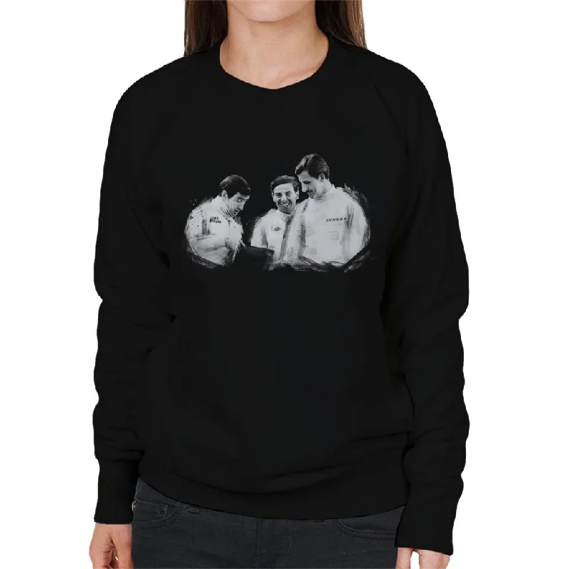 Motorsport Images Jim Clark Et Al Monaco Women's Sweatshirt Hoodie with Oversized Fit Loose Comfortable Motorsport Images Jim Clark Et Al Monaco Women's Sweatshirt Hoodie with Oversized Fit Loose Comfortable