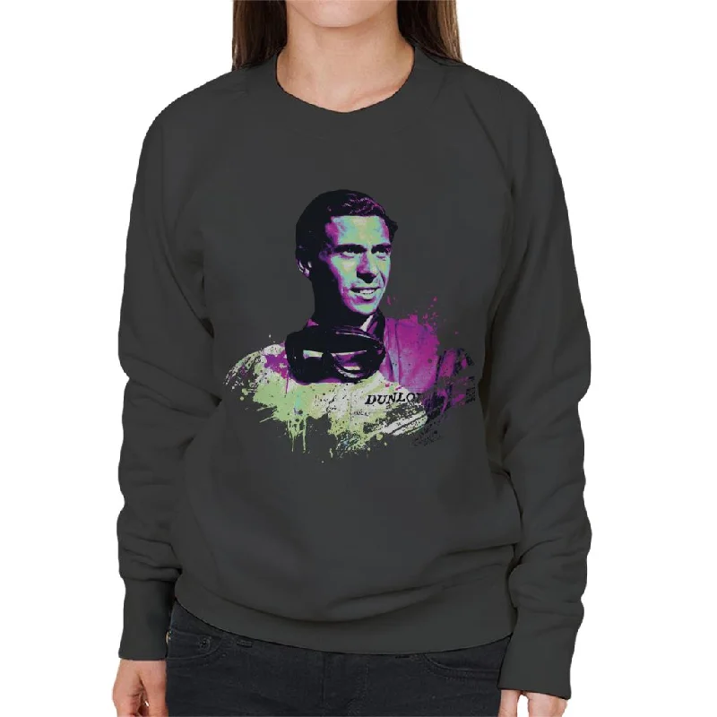 Motorsport Images Portrait Of Jim Clark Women's Sweatshirt Hoodie with Drop Shoulder Relaxed Streetwear Motorsport Images Portrait Of Jim Clark Women's Sweatshirt Hoodie with Drop Shoulder Relaxed Streetwear