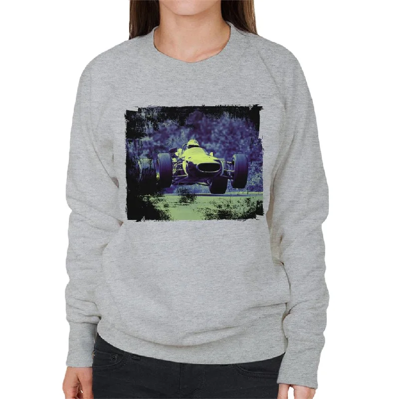 Motorsport Images Denny Hulme Brabham BT24 Nurburgring Women's Sweatshirt Hoodie with Logo Branding Identity Motorsport Images Denny Hulme Brabham BT24 Nurburgring Women's Sweatshirt Hoodie with Logo Branding Identity
