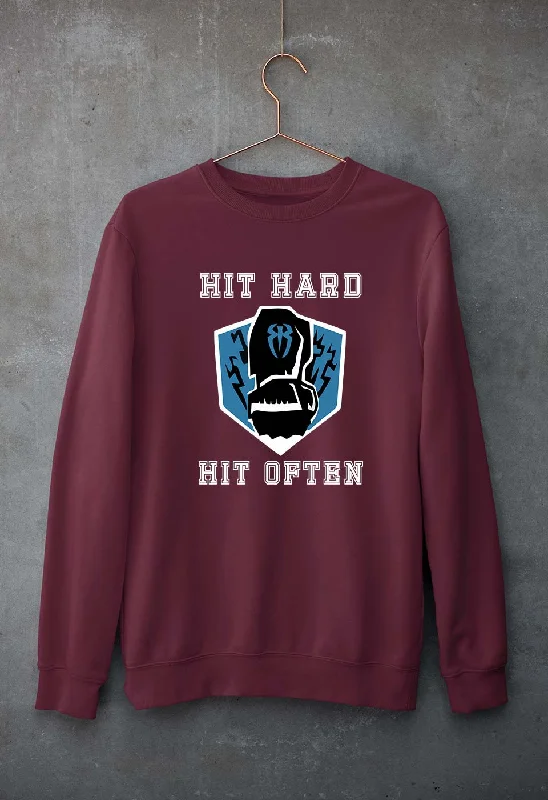 Roman Reigns WWE Unisex Sweatshirt for Men/Women Hoodie with Strings Custom Fit Adjustable Roman Reigns WWE Unisex Sweatshirt for Men/Women Hoodie with Strings Custom Fit Adjustable