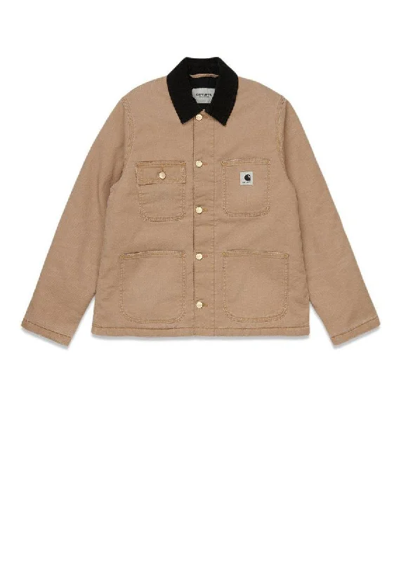 W' Michigan Jacket - Dusty H Brown / Black Ribbed Jacket Pleated Jacket Ruffled Jacket W' Michigan Jacket - Dusty H Brown / Black Ribbed Jacket Pleated Jacket Ruffled Jacket