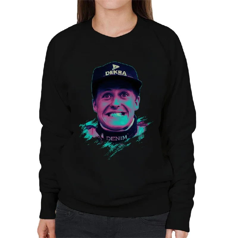 Motorsport Images Michael Schumacher Belgian GP Women's Sweatshirt Hoodie with Hood Adjustable Protection Motorsport Images Michael Schumacher Belgian GP Women's Sweatshirt Hoodie with Hood Adjustable Protection