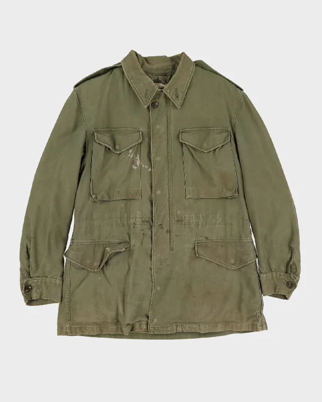 1950s Vintage US Army M51 Field Jacket - Medium Notch Collar Jacket Peter Pan Collar Jacket Cowl Neck Jacket 1950s Vintage US Army M51 Field Jacket - Medium Notch Collar Jacket Peter Pan Collar Jacket Cowl Neck Jacket