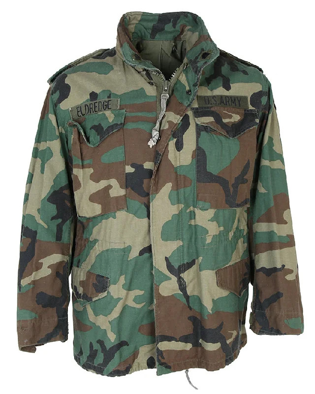US Army Woodland Camouflage M-65 Jacket -S Jersey Jacket Tulle Jacket Batik Jacket