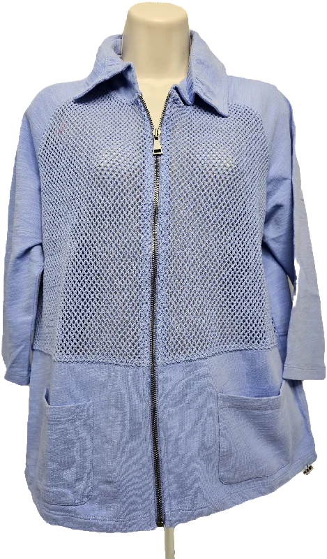 Jacket - Mesh 3/4 Sleeve - Moonlight - 24101MLT Appliqued Jacket Beaded Jacket Sequined Jacket Jacket - Mesh 3/4 Sleeve - Moonlight - 24101MLT Appliqued Jacket Beaded Jacket Sequined Jacket