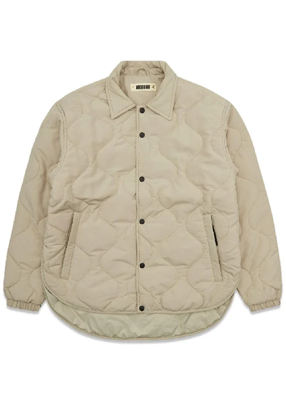 Maze Quilt Jacket - Stone Jacket Blazer Coat