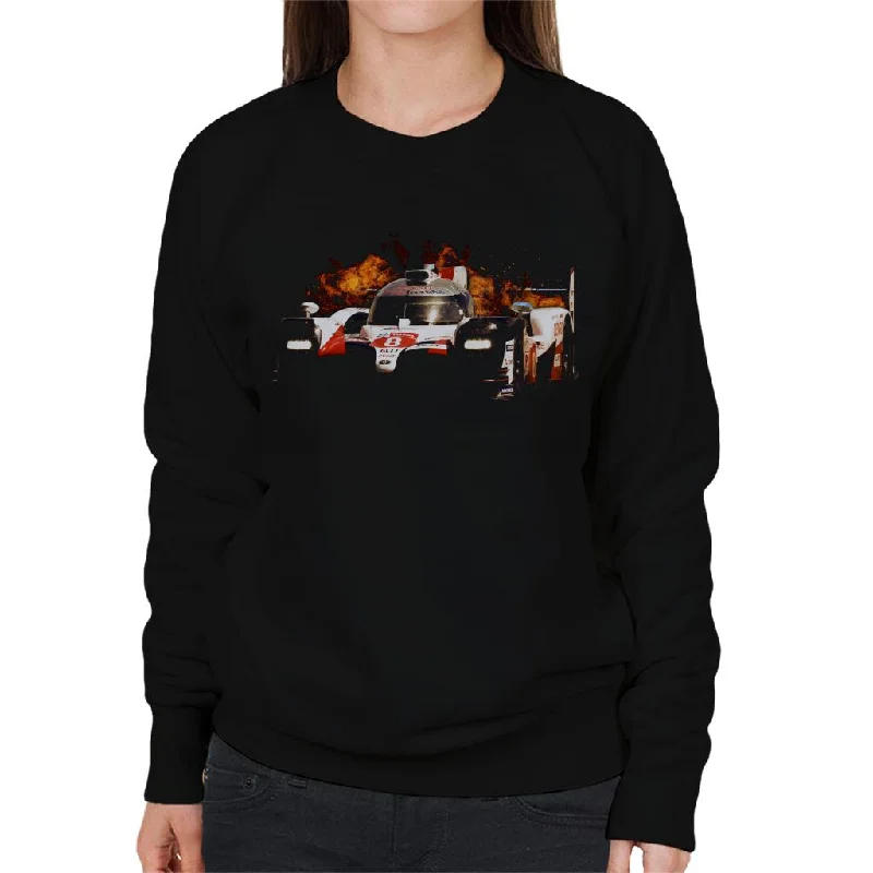 Motorsport Images Toyota TS050 Buemi Nakajima Alonso Women's Sweatshirt Hoodie with Hem Ribbing Snug Secure Motorsport Images Toyota TS050 Buemi Nakajima Alonso Women's Sweatshirt Hoodie with Hem Ribbing Snug Secure
