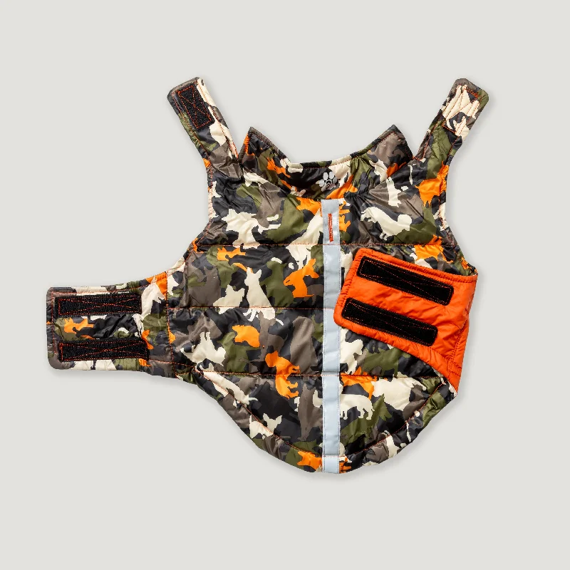 Olive Camo/Orange