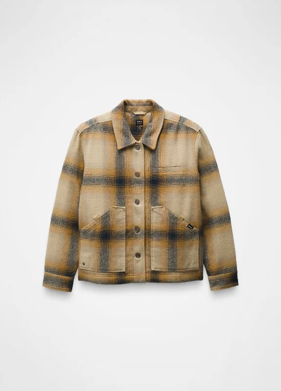 Women's Bridges Flannel Jacket Cardigan Sweater Pullover