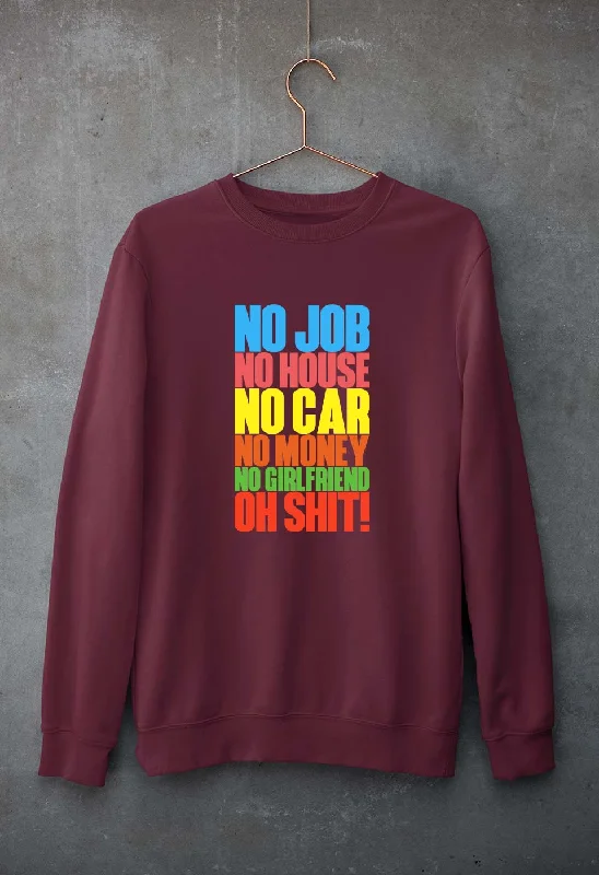 Oh Shit Funny Unisex Sweatshirt for Men/Women Hoodie with Toggle Buttons Decorative Unique Oh Shit Funny Unisex Sweatshirt for Men/Women Hoodie with Toggle Buttons Decorative Unique