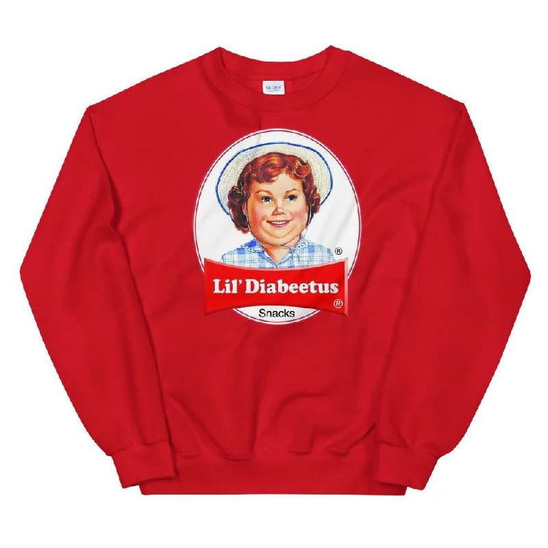 Lil Diabeetus Unisex Sweatshirt Cotton Hoodie Fleece Lining Warmth