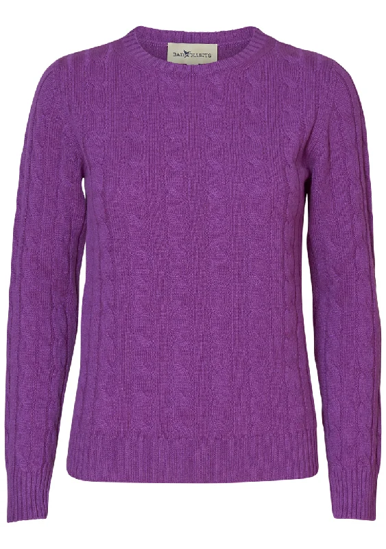 Sari Cashmere Cable-knit Sweater Woman Hooded Caped Shawl Collar