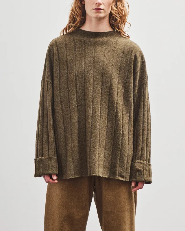 7115 by Szeki Merino Wide Ribbed Sweater, Olive Long Sweater Short Sweater Cropped Sweater 7115 by Szeki Merino Wide Ribbed Sweater, Olive Long Sweater Short Sweater Cropped Sweater