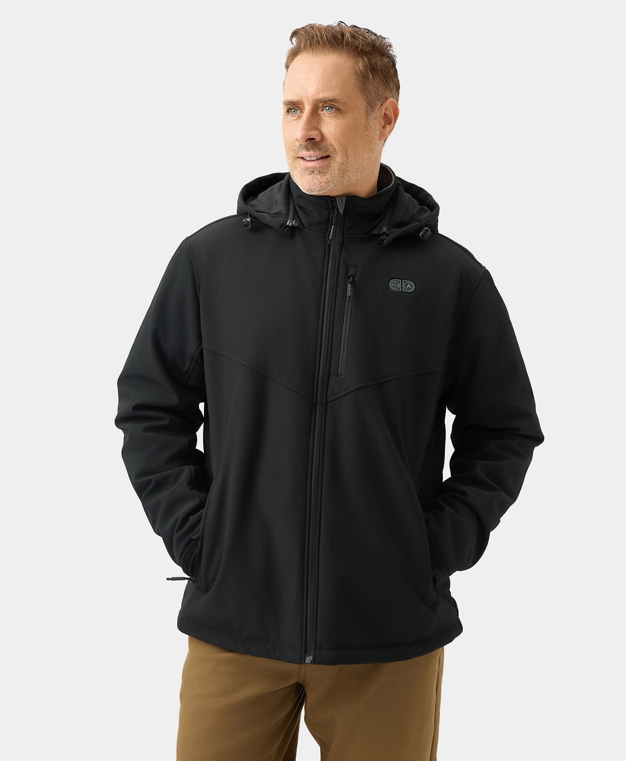 Men's Heated Dual Control Jacket with 5 Heating Zones (Pocket Heating) Cotton Jacket Linen Jacket Terry Jacket Men's Heated Dual Control Jacket with 5 Heating Zones (Pocket Heating) Cotton Jacket Linen Jacket Terry Jacket