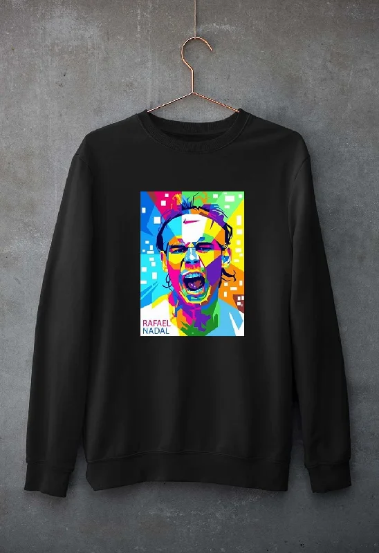 Rafael Nadal (RAFA) Unisex Sweatshirt for Men/Women Hoodie with Cuffed Sleeves Snug Secure Rafael Nadal (RAFA) Unisex Sweatshirt for Men/Women Hoodie with Cuffed Sleeves Snug Secure