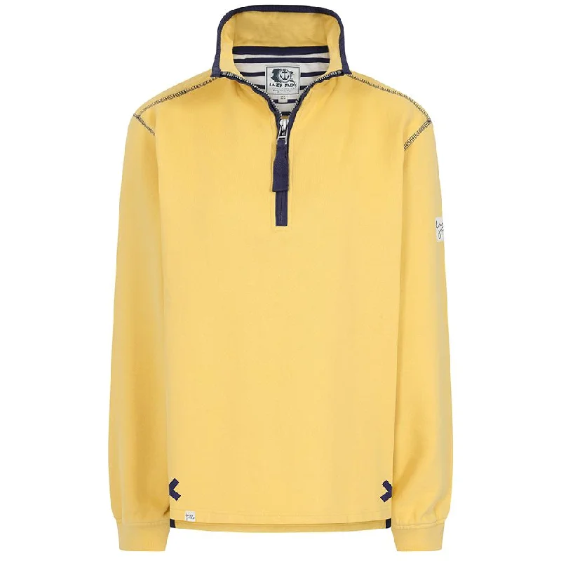 LJ3 - Ladies 1/4 Zip Sweatshirt - Lemon Hoodie with Neon Bright Vibrant
