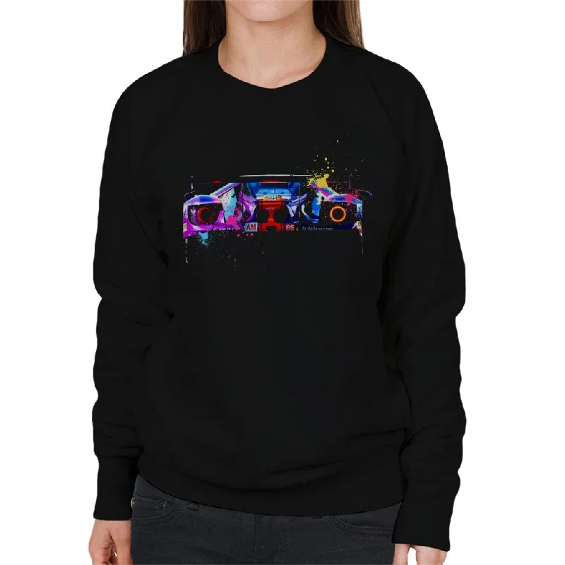 Motorsport Images Ford GT Keating Bleekemolen Fraga Women's Sweatshirt Hoodie Jacket Zipper Layering Motorsport Images Ford GT Keating Bleekemolen Fraga Women's Sweatshirt Hoodie Jacket Zipper Layering