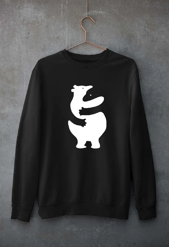 Hippo Dolphin Hug Unisex Sweatshirt for Men/Women Hoodie with Ribbed Hem Stretchable Secure Hippo Dolphin Hug Unisex Sweatshirt for Men/Women Hoodie with Ribbed Hem Stretchable Secure