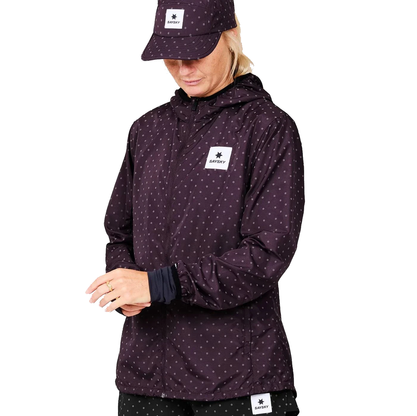 Saysky | Reflective Polka | Blaze Jacket | Dames | Purple Faux Fur Jacket Real Fur Jacket Shearling Jacket Saysky | Reflective Polka | Blaze Jacket | Dames | Purple Faux Fur Jacket Real Fur Jacket Shearling Jacket