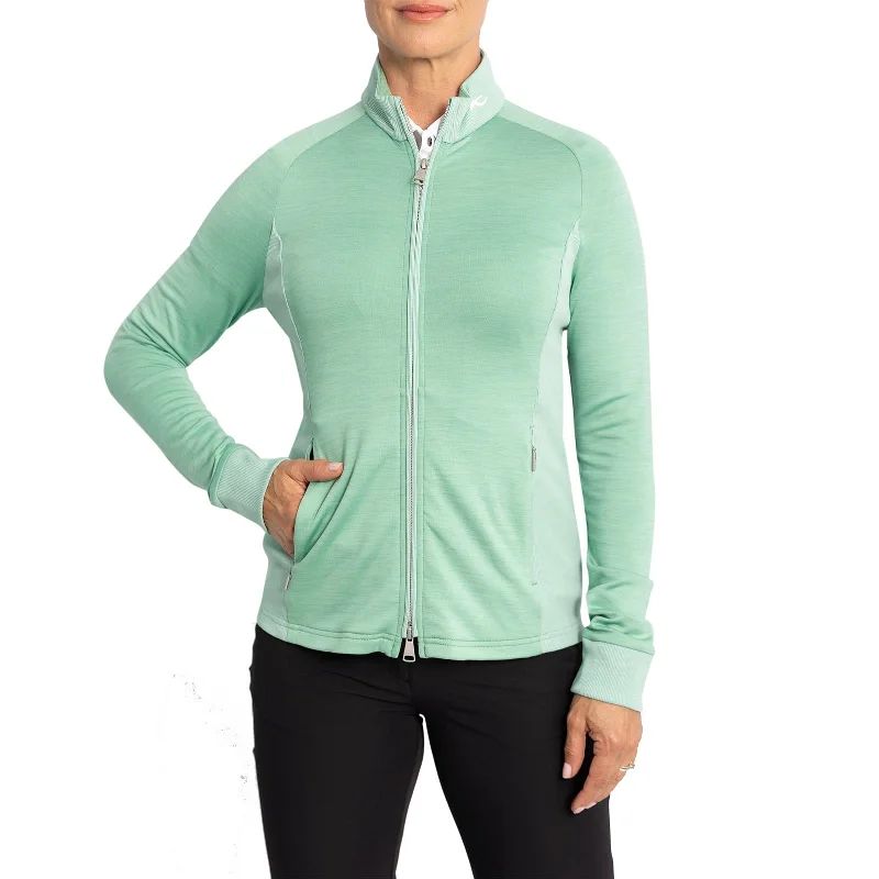 KJUS Women's Lara Techwool Golf Jacket - Mineral Striped Jacket Polka Dot Jacket Floral Jacket KJUS Women's Lara Techwool Golf Jacket - Mineral Striped Jacket Polka Dot Jacket Floral Jacket