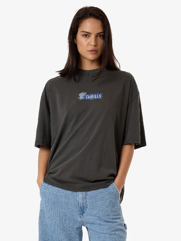 Allegiance Oversized Tee - Merch Black Faux Fur Fabric Real Fur Fabric Shearling Fabric Allegiance Oversized Tee - Merch Black Faux Fur Fabric Real Fur Fabric Shearling Fabric