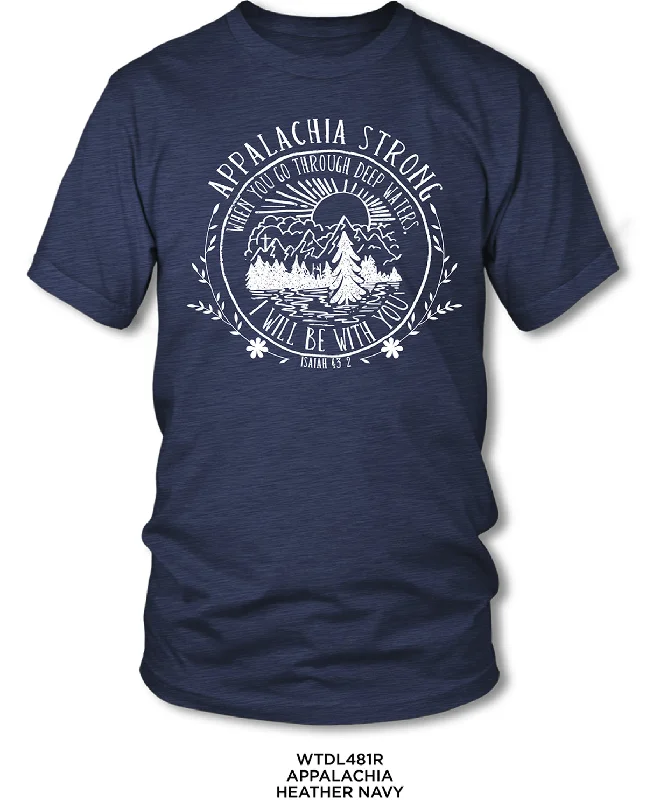 Appalachia Short Sleeve Tee Chenille Blend Fleece Blend Nylon Blend