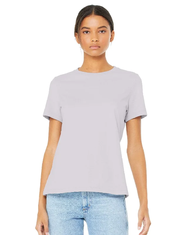 Bella+Canvas Ladies Relaxed Short Sleeve Jersey T-Shirt | Lavender Dust Elasticated Padded Insulated Bella+Canvas Ladies Relaxed Short Sleeve Jersey T-Shirt | Lavender Dust Elasticated Padded Insulated