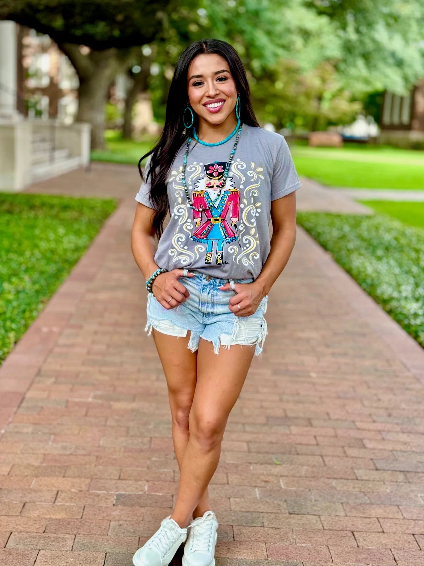 Callie Ann Stelter Nutcracker on Boyfiend Tee Fitted T-Shirt Seamless Stretchy