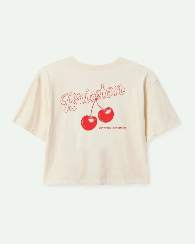 Cherry Skimmer S/S T-Shirt Basic T-Shirt Crew Neck Short Sleeve