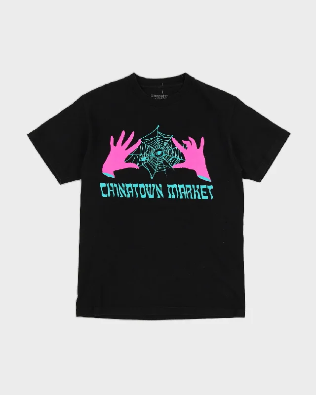 Chinatown Market graphic T-Shirt - M Striped Floral Plaid