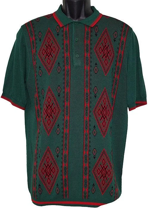 Cigar Shirt # PJ1209 Green Jersey Fabric Tulle Fabric Batik Fabric
