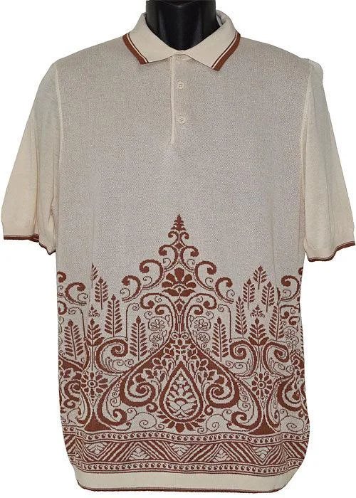 Cigar Shirt # PJ1210 Mocha Mesh Blend Leather Blend Suede Blend