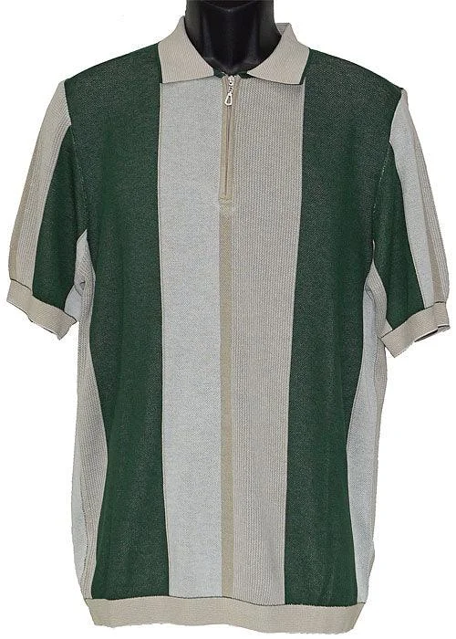 Cigar Shirt # PJ1214 Green Fleece Nylon Spandex