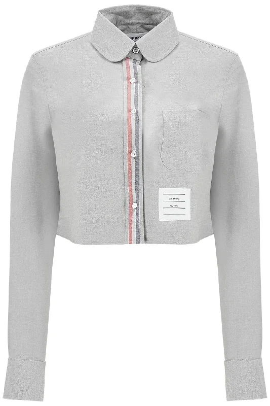 cropped flannel shirt for FLL164A F0351 MED GREY Chenille Brocade Lace