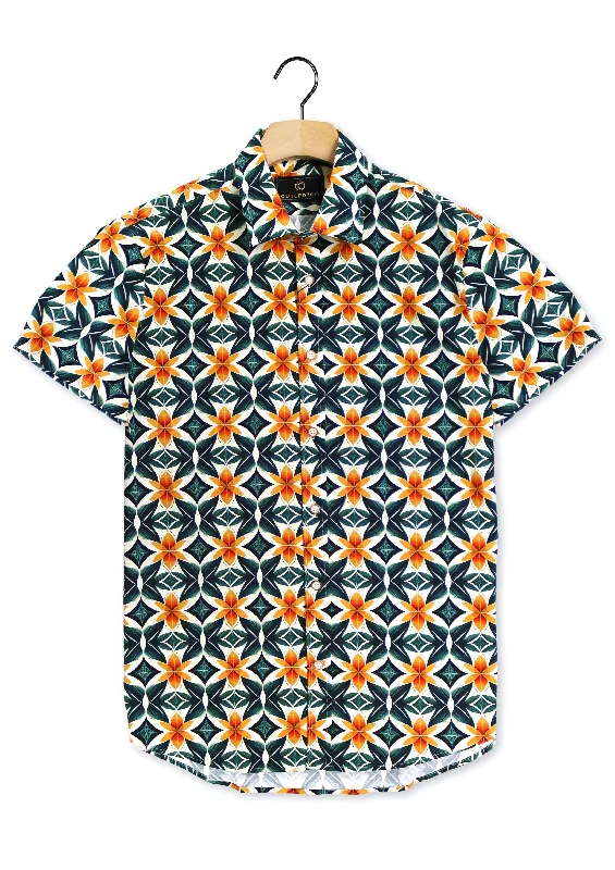 Cutler & Co - Brody Short Sleeved Shirt - Jungle Chenille Blend Fleece Blend Nylon Blend Cutler & Co - Brody Short Sleeved Shirt - Jungle Chenille Blend Fleece Blend Nylon Blend